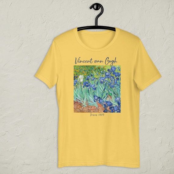 Vincent Van Gogh Irises Fine Art Painting T-Shirt Vincent Van Gogh Irises Fine Art Painting T-Shirt