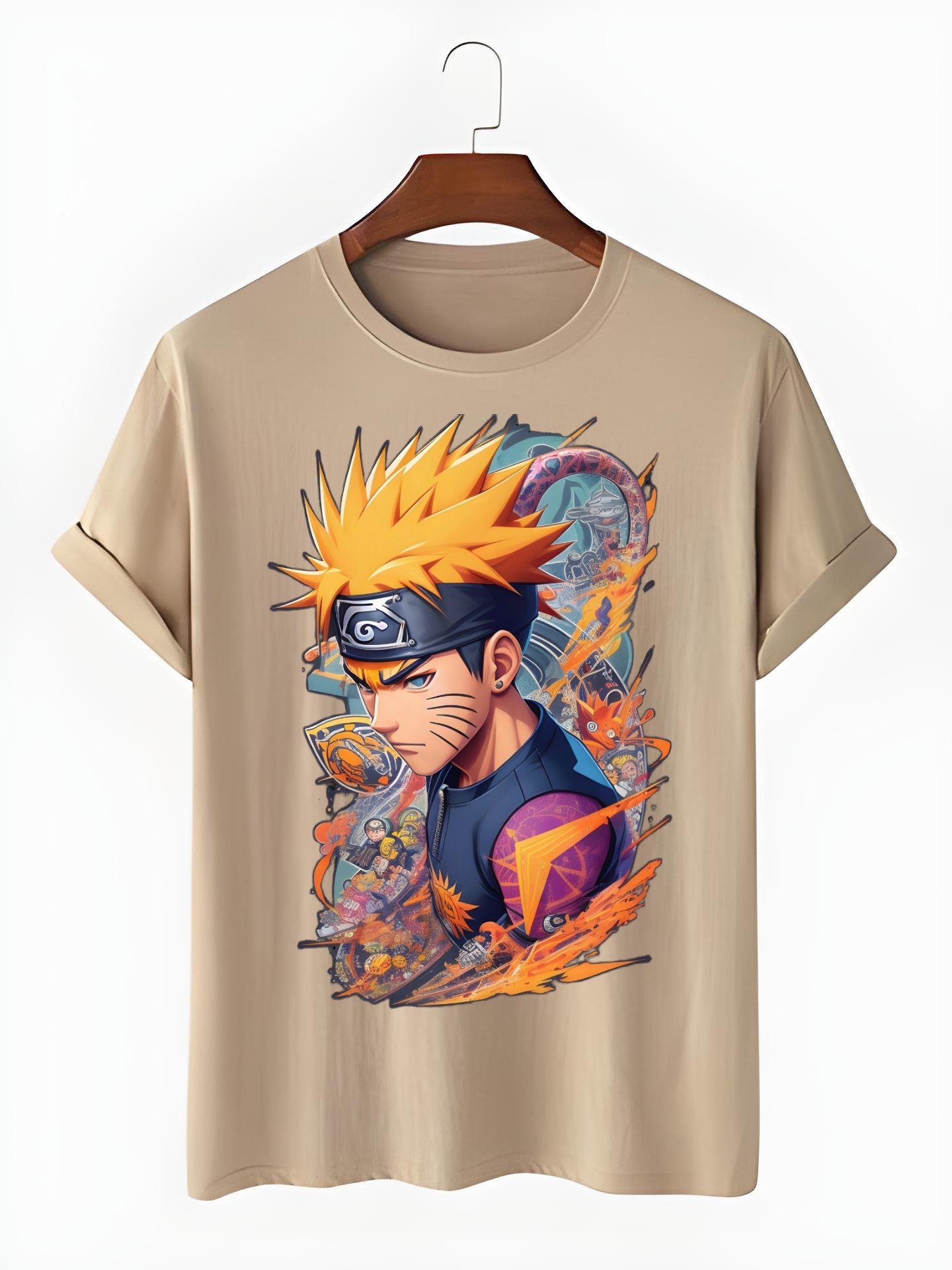 Naruto and Sasuke - Naruto Uzumaki - T-Shirt | TeePublic