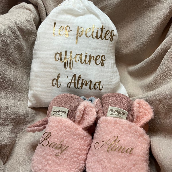 Chaussons bébé personnalisés