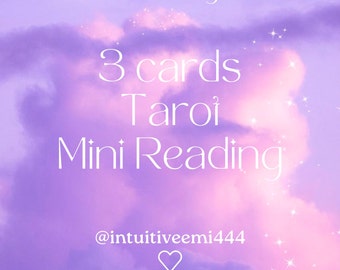 Same day | 3 Cards Tarot Mini Reading