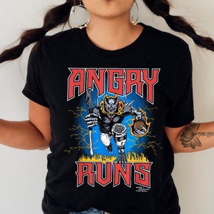Angry Runs 2023 Tour T-Shirt from Homage. | Officially Licensed Vintage NFL Apparel from Homage Pro Shop.