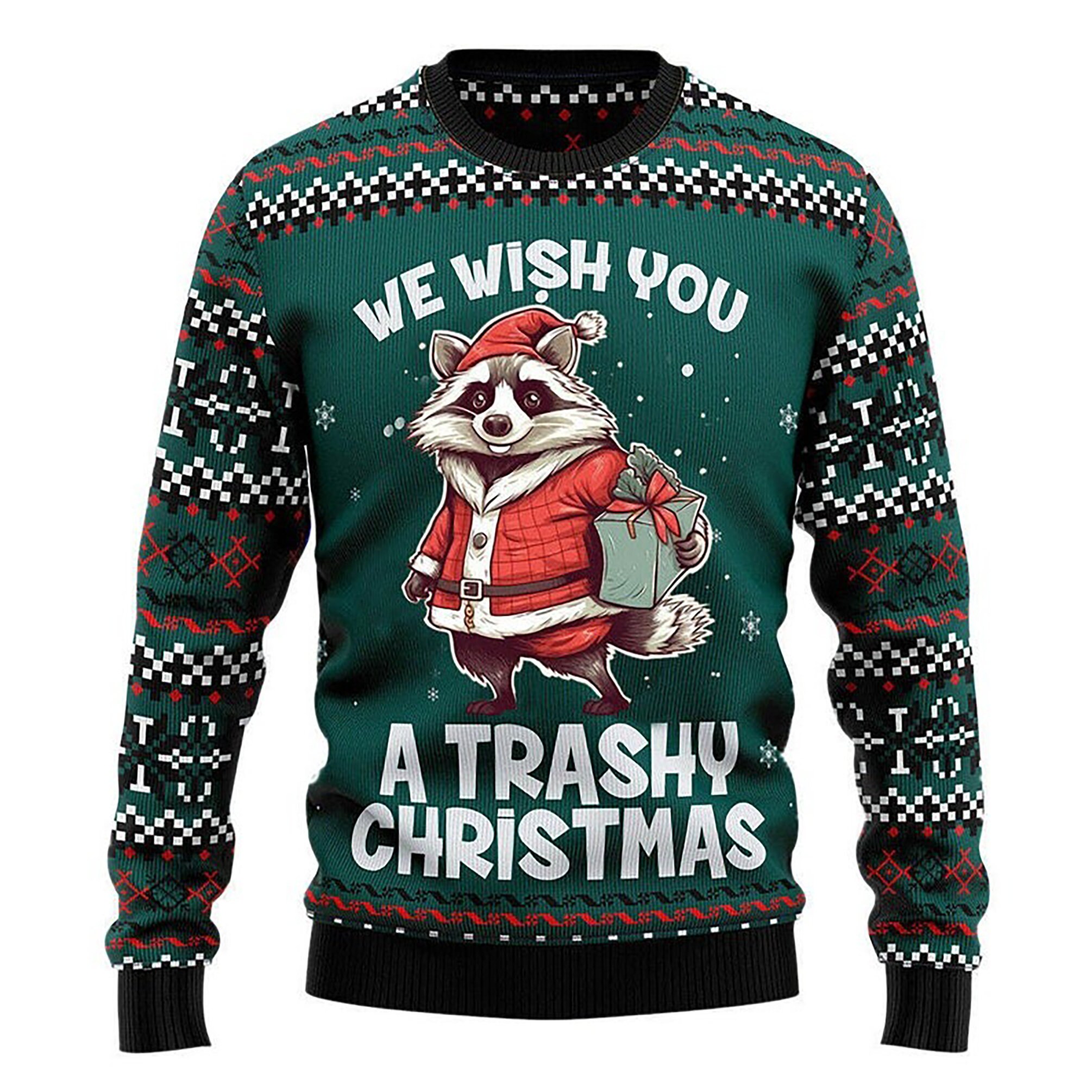 Knit Raccoon Sweater - Etsy