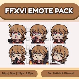 Zestaw emotikon FFXVI – Joshua