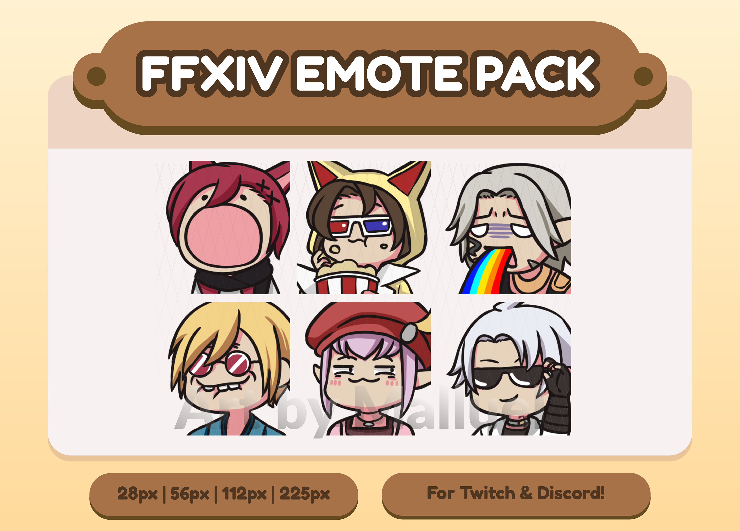 FFXIV Emote Set 3 Scions Etsy