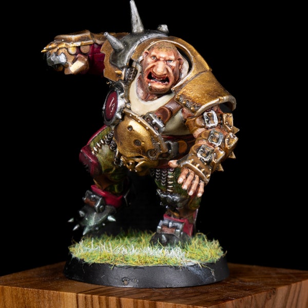 Blood Bowl Ogre Star Player Painted