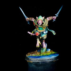 OnePageRules Rat Assasin miniature - painted NMM