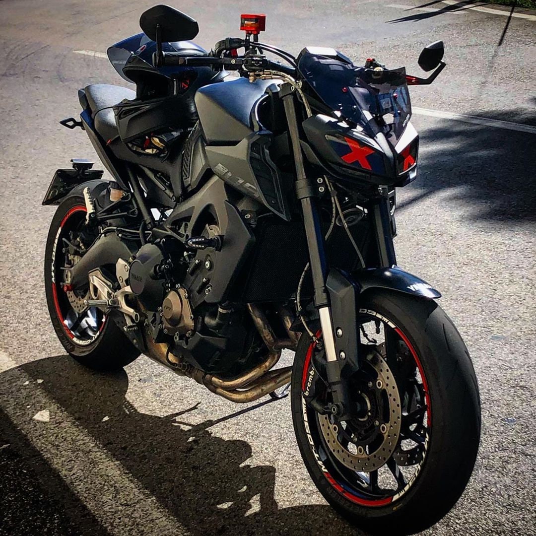 2 Stickers for Motorcycle Headlights YAMAHA MT09 20172020 Etsy