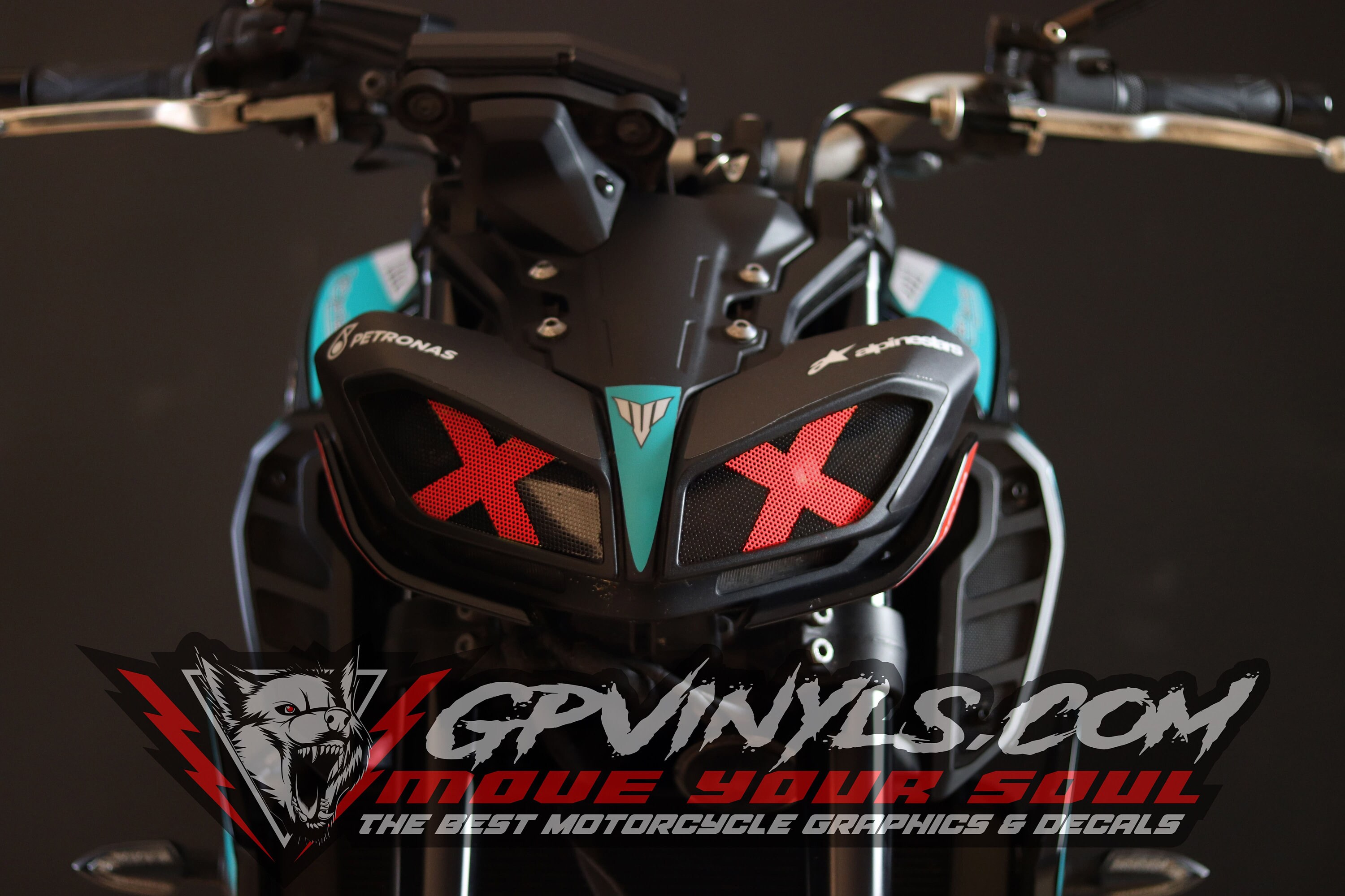 2 Stickers for Motorcycle Headlights YAMAHA MT09 20172020 Etsy