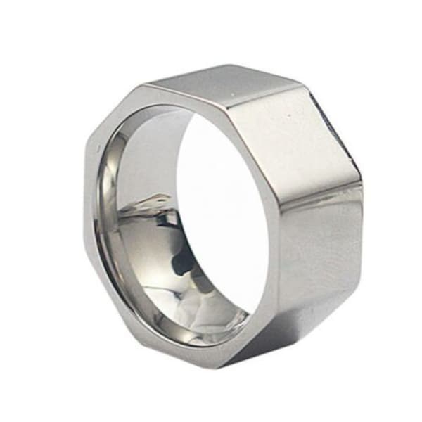 Hex Nut Ring Etsy