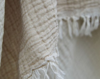 Muslin Cloth Beige Hammam Towel