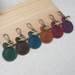 AirTag Leather Case, AirTag Holder, Leather AirTag Keychain, Leather AirTag Holder, Leather Keychain, Bulk Company Gift, Birthday Gift