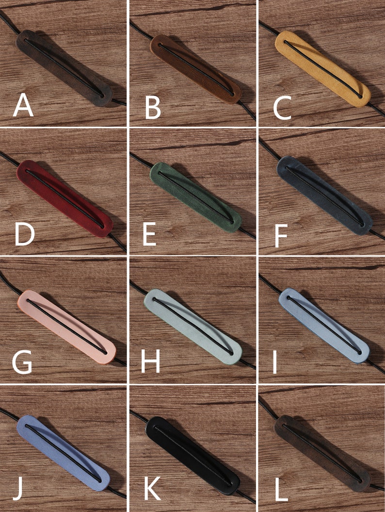 Leather Elastic Bands, Elastic Band Holder for Traveler's Notebook