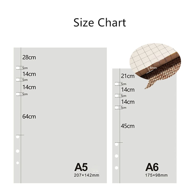 A5 A6 A7 Loose leaf Notebook Inserts Journal Refill Etsy a5-a6-a7-loose-leaf-notebook-inserts-journal-refill-etsy
