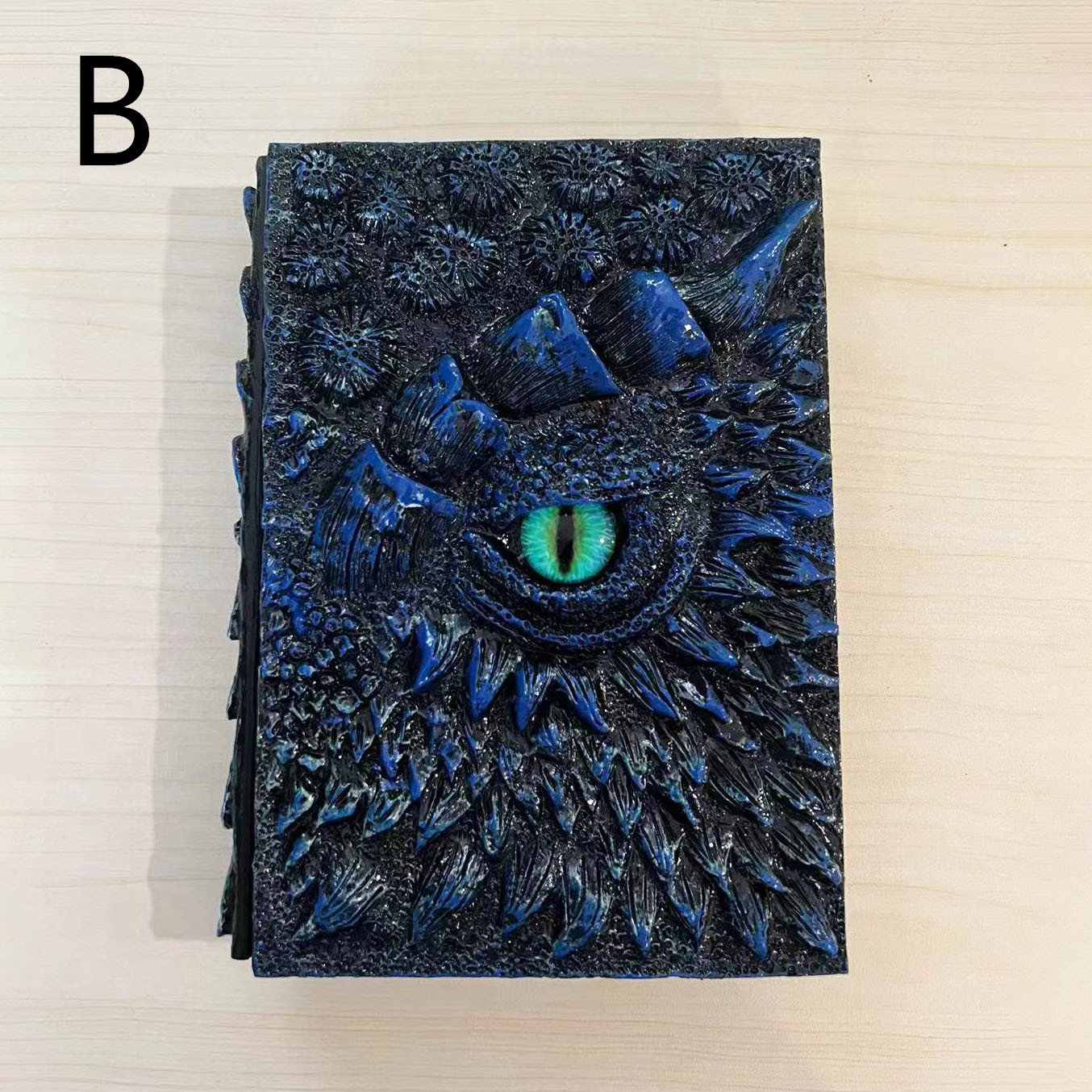 Vintage Design Embossed 3D Journal, Dragons Theme Sketchbook,  Loose-leaf Notepad, Loose-leaf ledger, Book Of Dragons, Magical Notebook