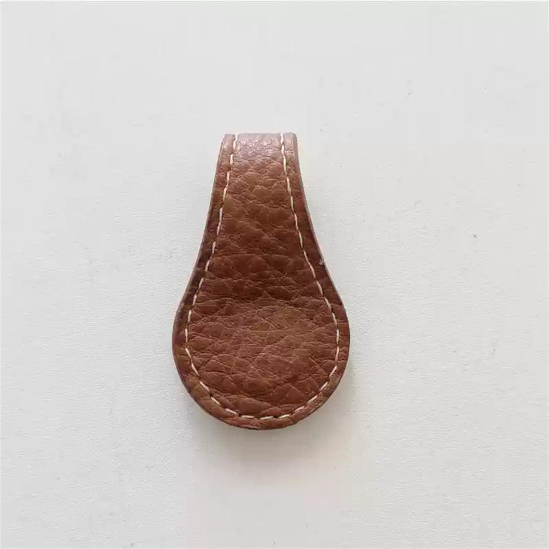 Custom Leather Bookmark, Personalized Initials Bookmark