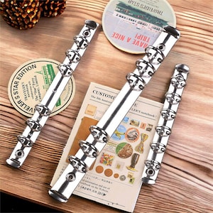 A5A6A7 Pasta de armazenamento de livros de folhas soltas, clipe de metal para caderno, fichário de argolas, enfeite de fichário, caderno de viagem, artesanato com folhas soltas, acessórios