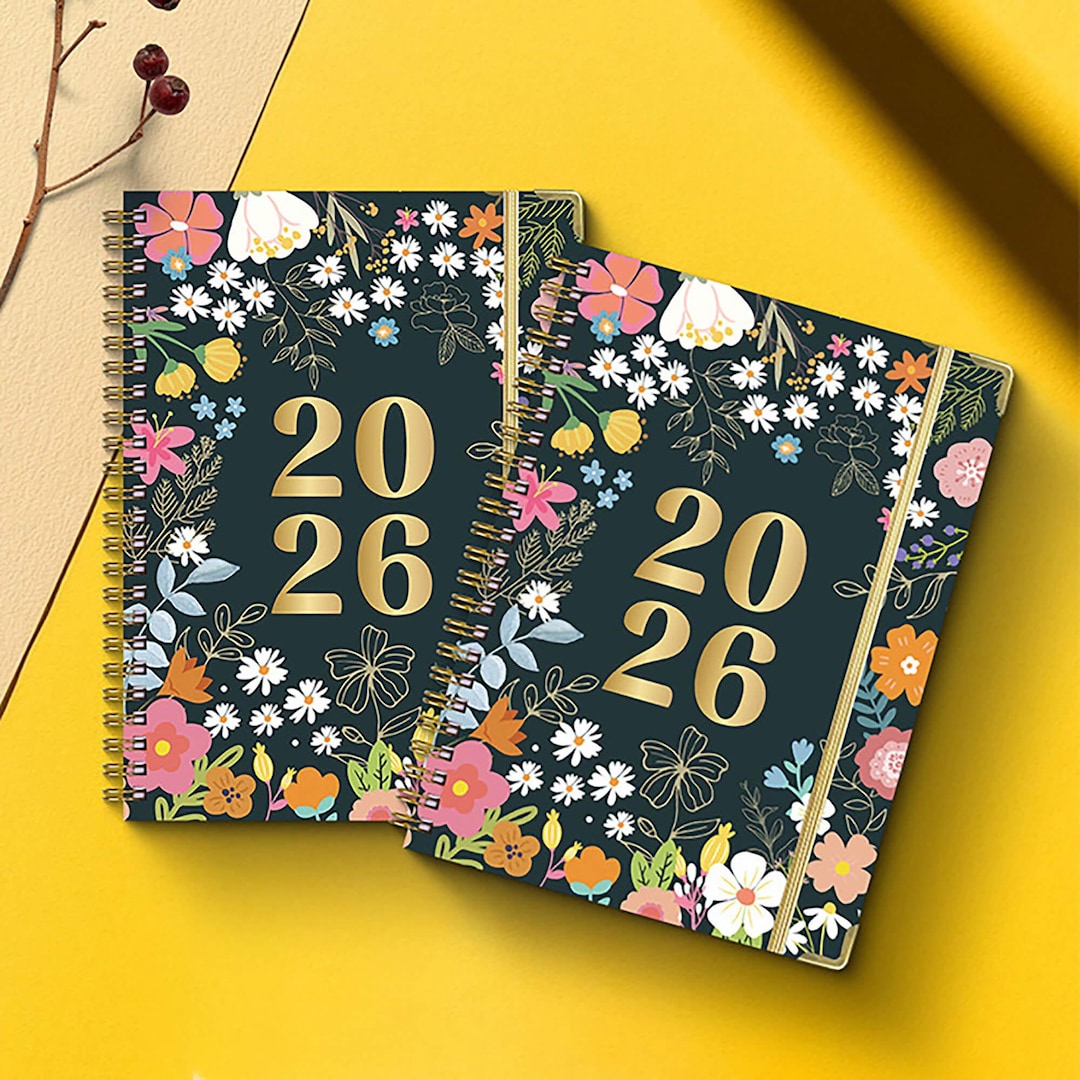 2026 Weekly & Monthly Planner A5 – Spiral Bound Organizer | Habit ...