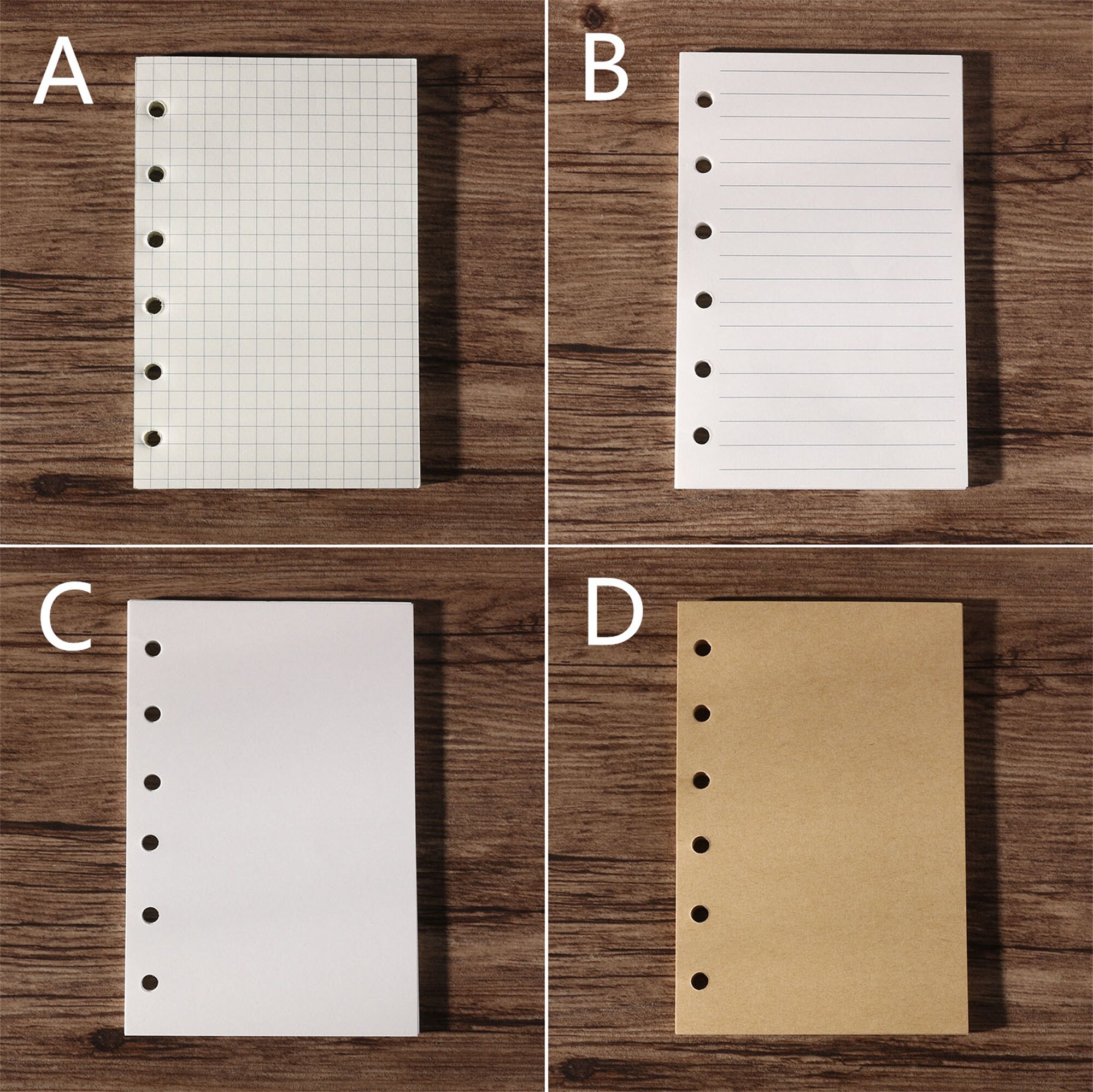 A5/A6/A7 Loose-leaf Notebook Inserts: Journal Refill - Etsy