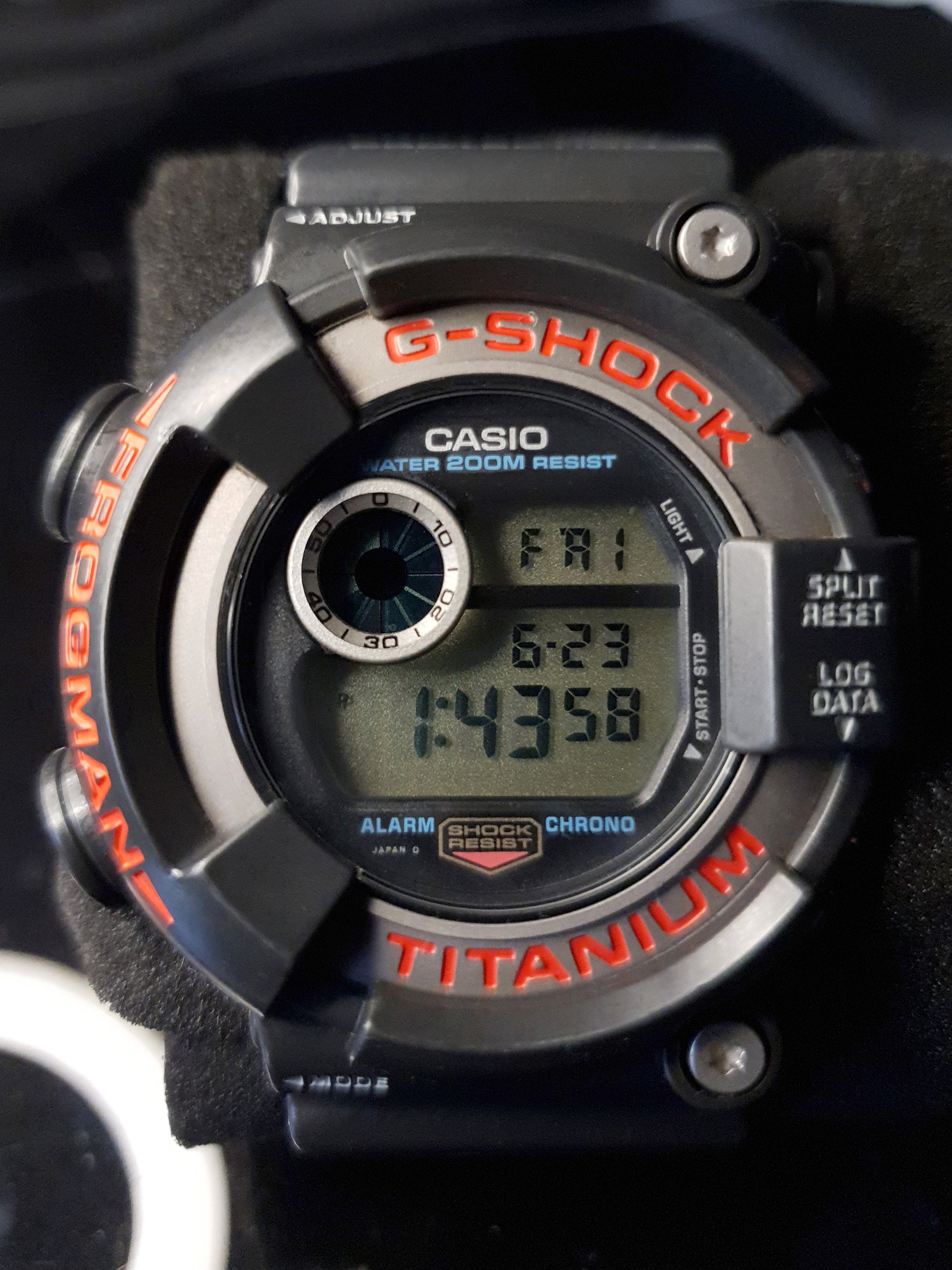 Casio G-shock Frogman DW-8200 Titanium - Etsy