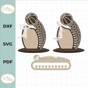 Diferentes archivos de corte láser de trofeo de premio de diseño de atleta, colgador de medallas, archivos SVG de trofeo de premio / archivos de corte láser