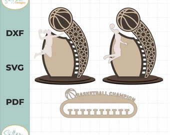 Different Athlete Design Award Trophy Laser Cut Files, medal hanger, Award Trophy SVG Files | Laser Cut Files