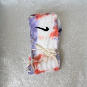 Gravitron Tie Dye Crew Socks Adult Medium