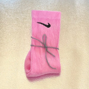 Barbies Pink Punch Tie Dye Crew Socks Adult Medium