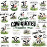 Cow Stickers