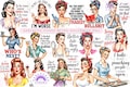 Funny Retro Housewife PNG, Sarcastic Vintage Quotes, Sassy 1950s Mom Clipart, T-Shirts, Mugs, Sublimation product logo