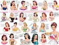 Sassy Retro Housewife PNG Bundle | Funny 1950s Pin Up Sublimation Clipart | Vintage Sarcastic Designs product logo