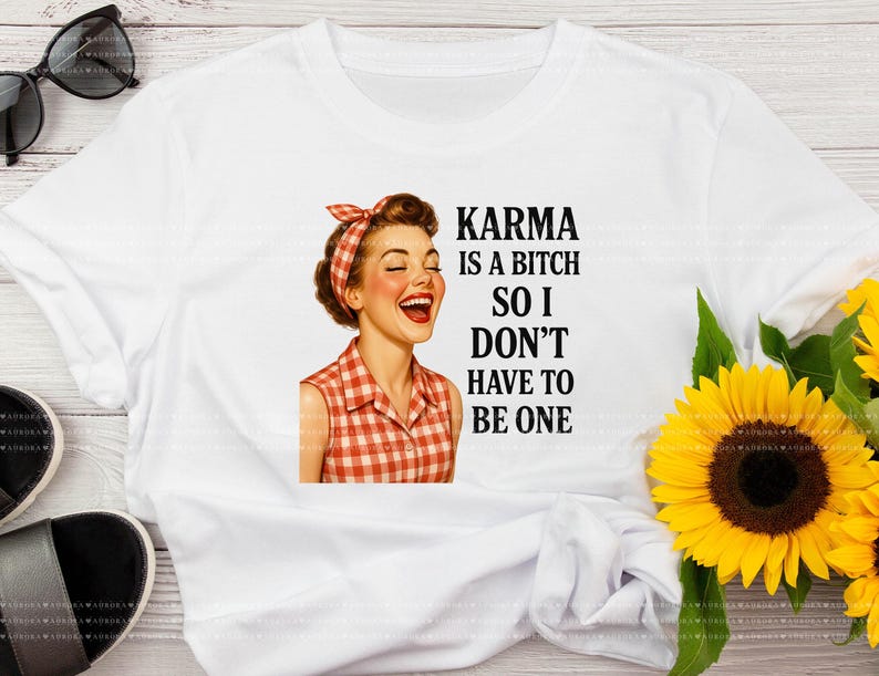 Retro Housewife PNG Bundle, Sarcastic Women Quotes, 1950s Humor Clipart, Mugs, shirts, Instant Download image 3