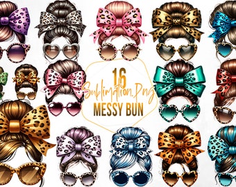 ヒョウ柄のメッシーバンPNG、ヘアクリップアート、ママライフ昇華デザイン、メガネ、デジタルダウンロード