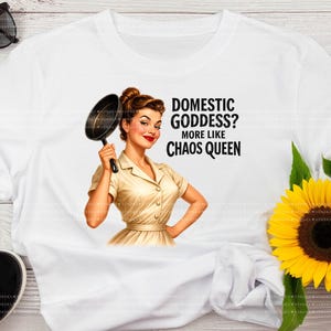 Retro Housewife PNG Bundle, Sarcastic Women Quotes, 1950s Humor Clipart, Mugs, shirts, Instant Download image 5