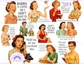 Retro Housewife PNG Bundle, Sarcastic Women Quotes, 1950s Humor Clipart, Mugs, shirts, Instant Download product logo