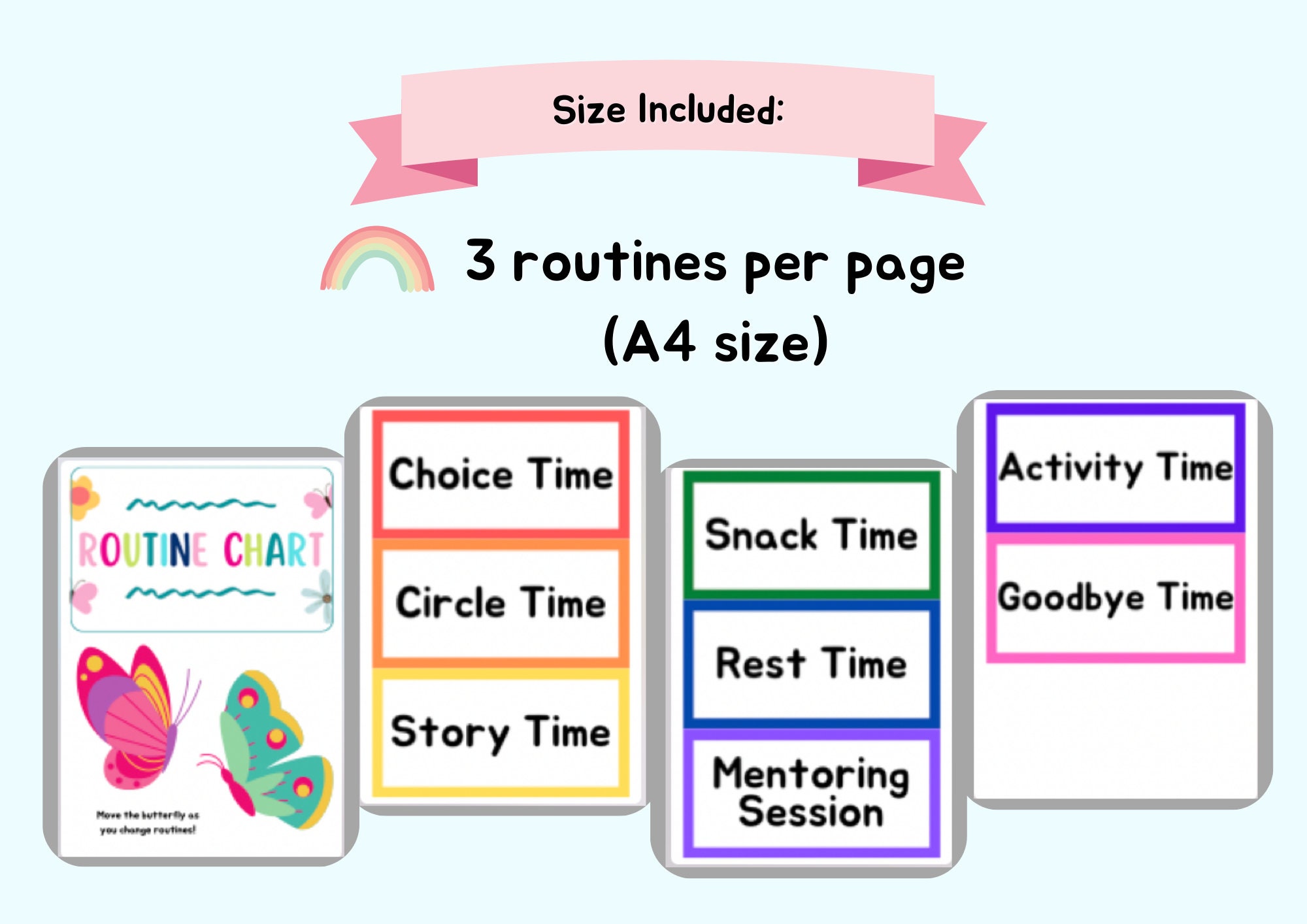 Classroom Routine Flowchart Printable Classroom Routine Chart, Classroom Decoration - Etsy