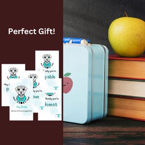15 Encouragement Cards for Kids, Ready to Print, Small Flash Cards, Puppy Themed Encouragement Cards