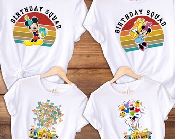 Birthday Squad Shirt, Disney Birthday Shirt, Disney Birthday Boy Shirt, Disney Birthday Girl Shirt, Disney 2025, Family Birthday Shirt