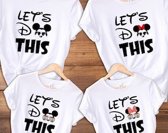 Let's Do This Shirt, Let's Do This Disney Shirt, Disney Matching Shirt , Disney Couple Shirt, Disney Vacation Shirt, Disney Trip 2025
