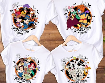 Disney Halloween Shirt, Walt Disney World Halloween Shirt, Halloween Magical Castle Shirt, Princesses World Shirt, Scary Movie Shirt, Winnie