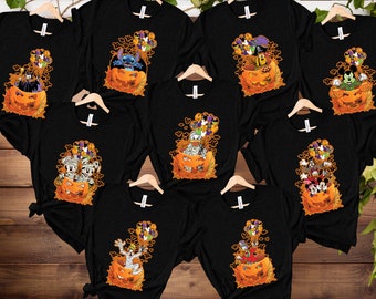 Disney Pumpkin Shirt, Disney Halloween Shirt, Halloween Pumpkin Balloons Shirt, Halloween Party Shirt, Disney Scary Movie Shirt