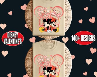 Mickey And Minnie Love Shirt, Valentine's Day Couples Shirt, Disney Couple Valentine Sweatshirt, Disney Love Shirt, Heart Sweatshirt