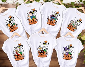 Halloween Pumpkin Shirt, Disney Scary Movie Shirt, Halloween Party Shirt, Disney Princesses Tee, Pumpkin Pluto Shirt, Pumpkin Stitch Shirt
