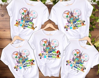 Disney Birthday Shirt, It's My Birthday Shirt, Groovy Birthday Girl and Boy Shirt, Birthday Squad Girl Boy Shirt, Magical Castle Celebration