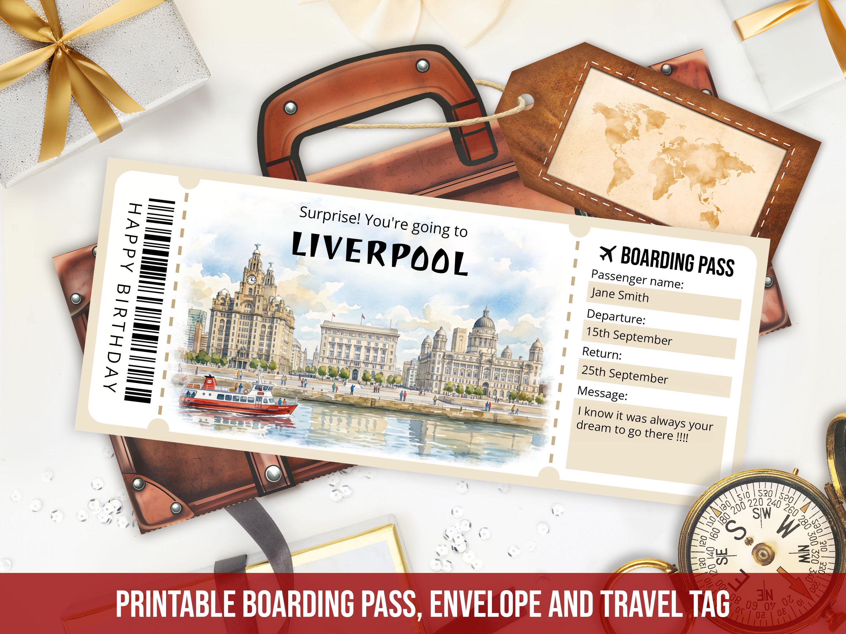 Liverpool Fc Printable Ticket Download - Etsy