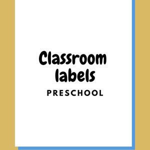 classroom labels