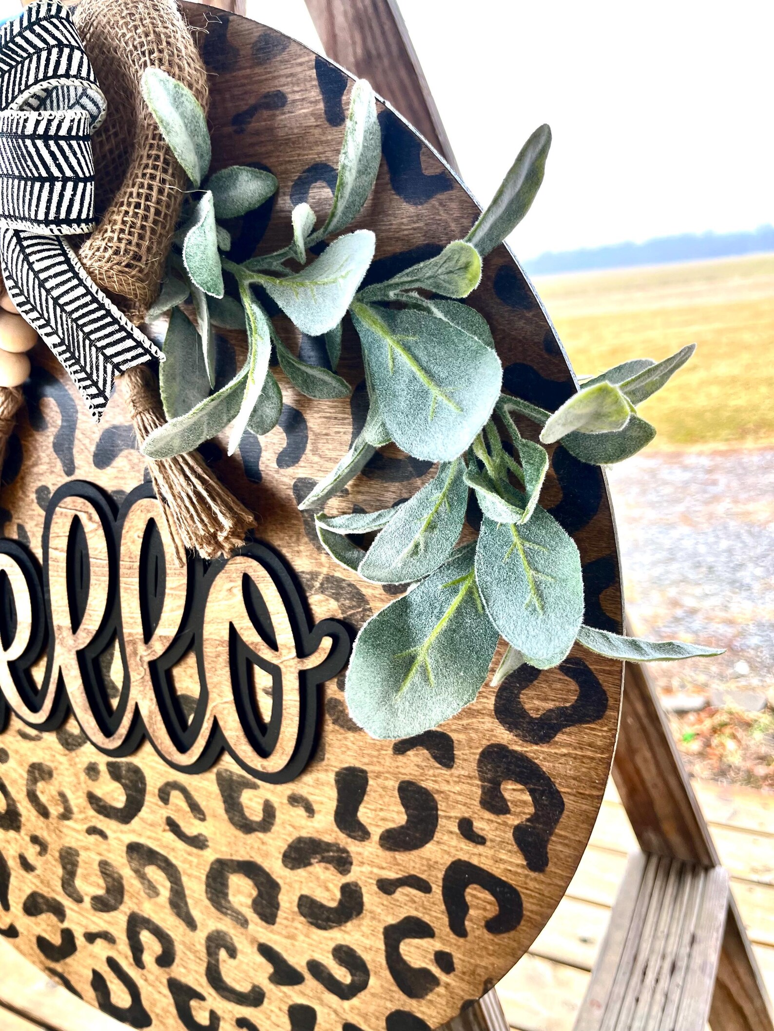 Cheetah Print Porch Leaner | Cheetah | Cheetah Porch Leaner | Leopard ...