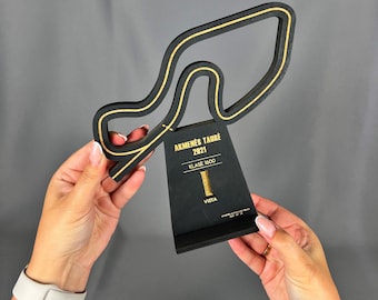 Custom Racing Track Custom Racing Trophy Design for Motorsport Events Karting MotoGP Sim Racing Corporate Events Rally Autocross Ev racing