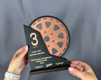 3rd Place Racing Trophy, Car Race Award, Motorsport Decor