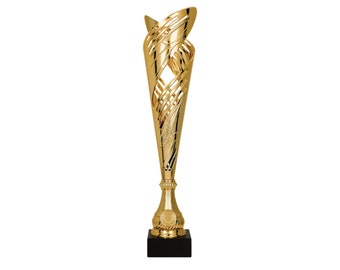 Elegant Plastic Trophy/ Gold Color/ First Place Prize/ Winner's Prize/ Custom/ Cup/  Corporate/ Bussines/ Tournament/ Award/ Trophy/