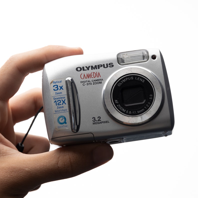 Olympus C370 Zoom Vintage Digital Camera Y2K Digicam Etsy